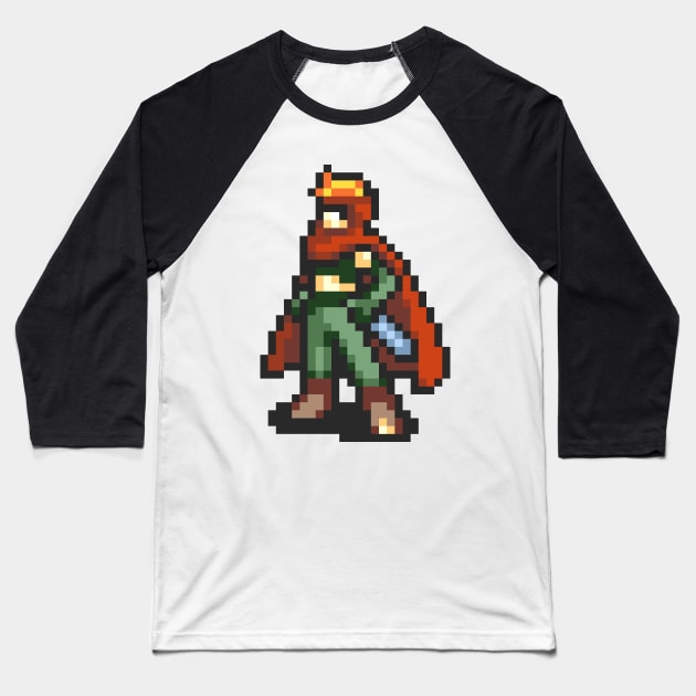 Assassin Fighting Sprite Baseball T-Shirt by SpriteGuy95